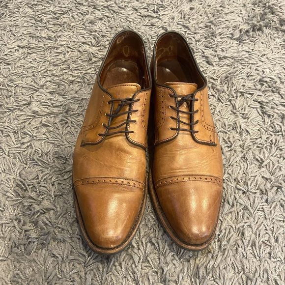 Allen Edmonds Clifton Walnut Brown Leather Cap Toe Oxfords Shoes Men’s 9.5 D main image 15